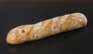 Baguette with vegetables